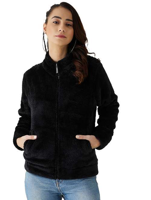 black wool fur jacket - 19899852 -  Standard Image - 0