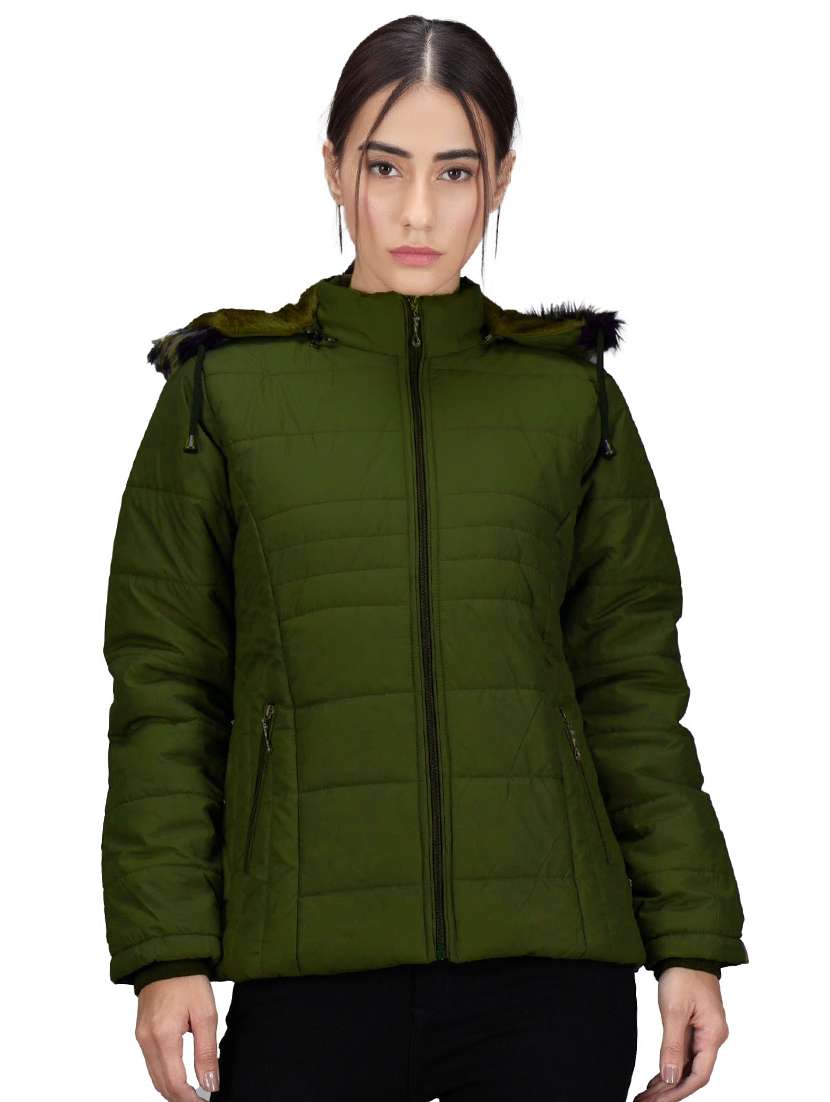 green nylon jacket - 19899861 -  Zoom Image - 0