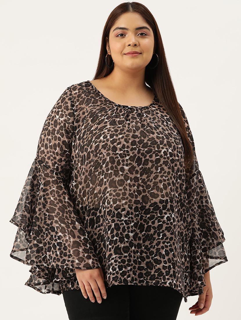 women's straight round neck top - 19903625 - Zoom Image - 0