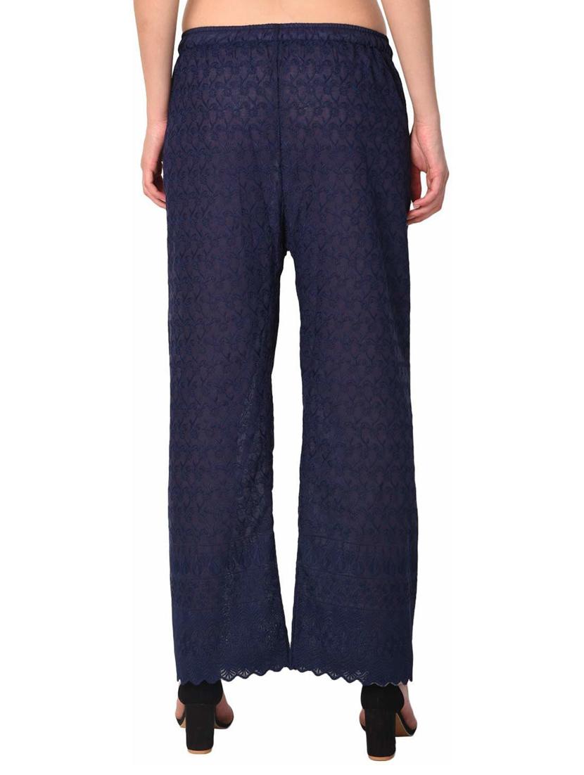 mid rise solid palazzo - 19904895 - Standard Image - 3
