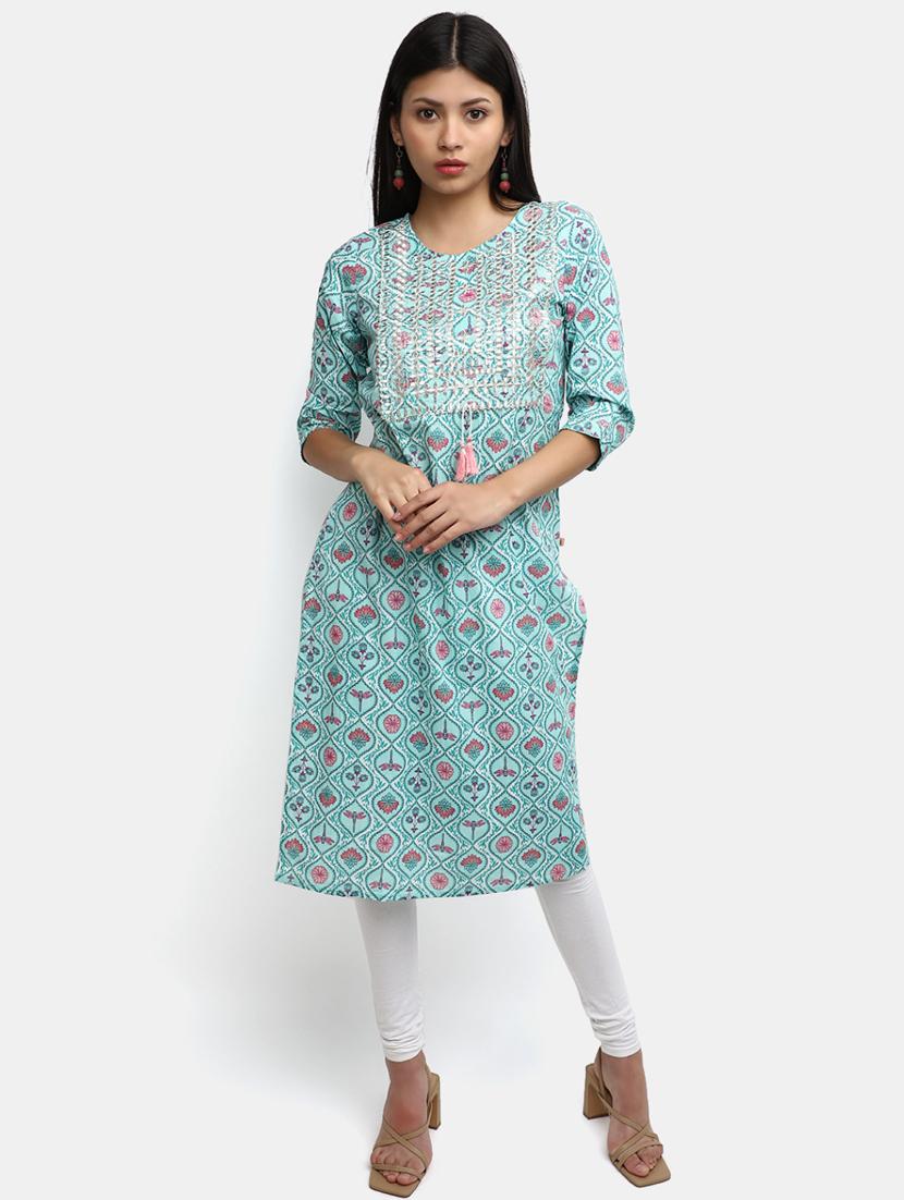 women's straight kurta - 19905026 -  Zoom Image - 0