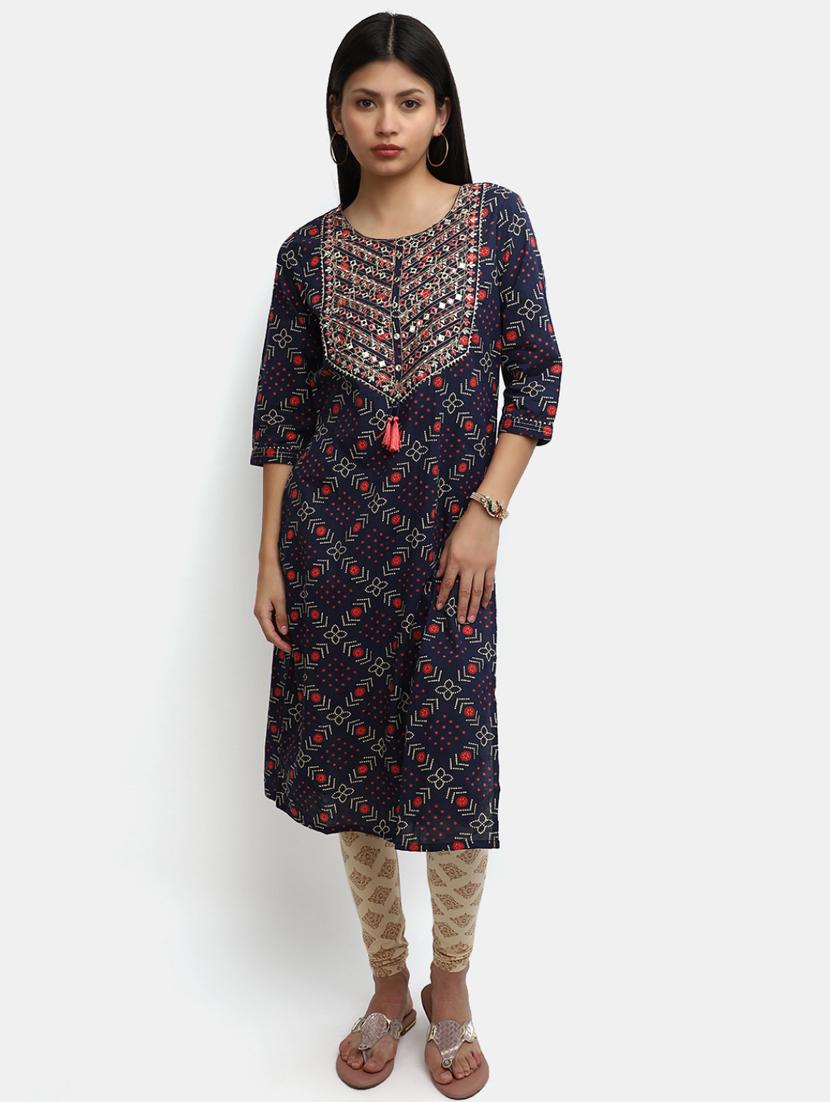 women's straight kurta - 19905030 - Zoom Image - 0