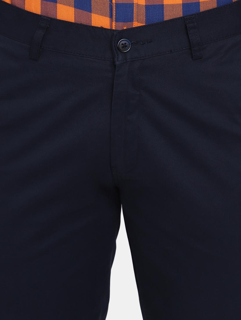 men solid mid rise chinos casual trouser - 19905263 - Standard Image - 3