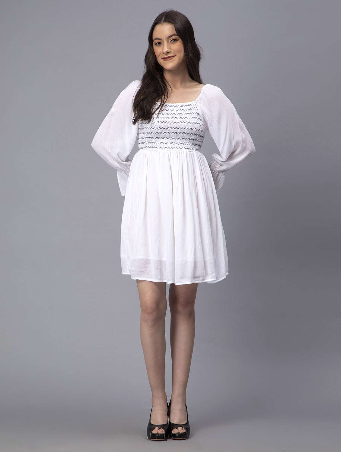 women's fit & flare mini dress