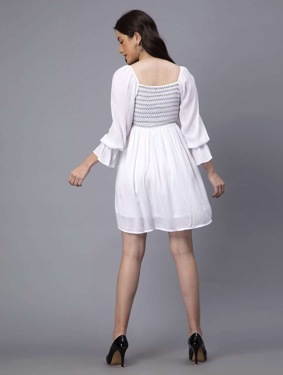 women's fit & flare mini dress - 19905837 -  Standard Image - 3