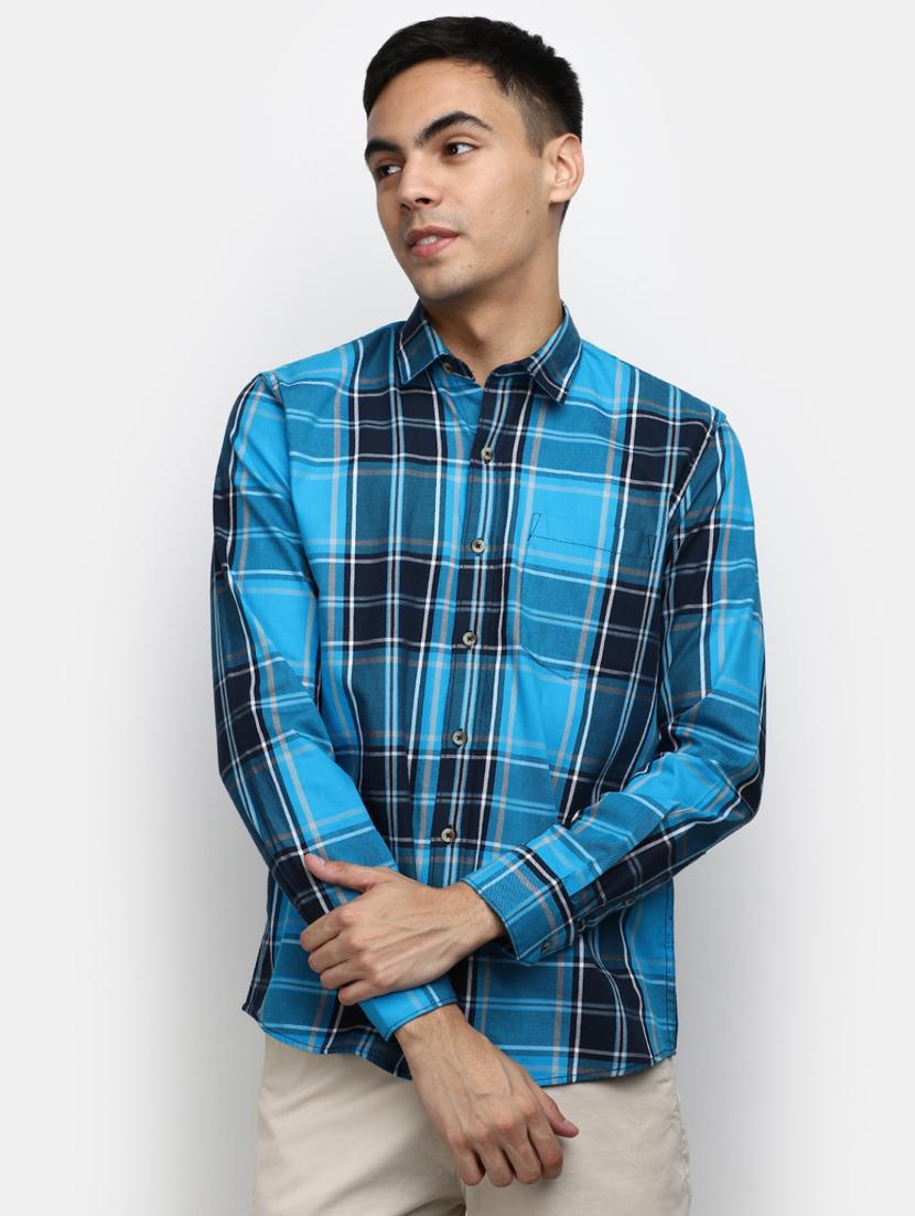 mens checks casual shirt - 19905931 - Zoom Image - 0