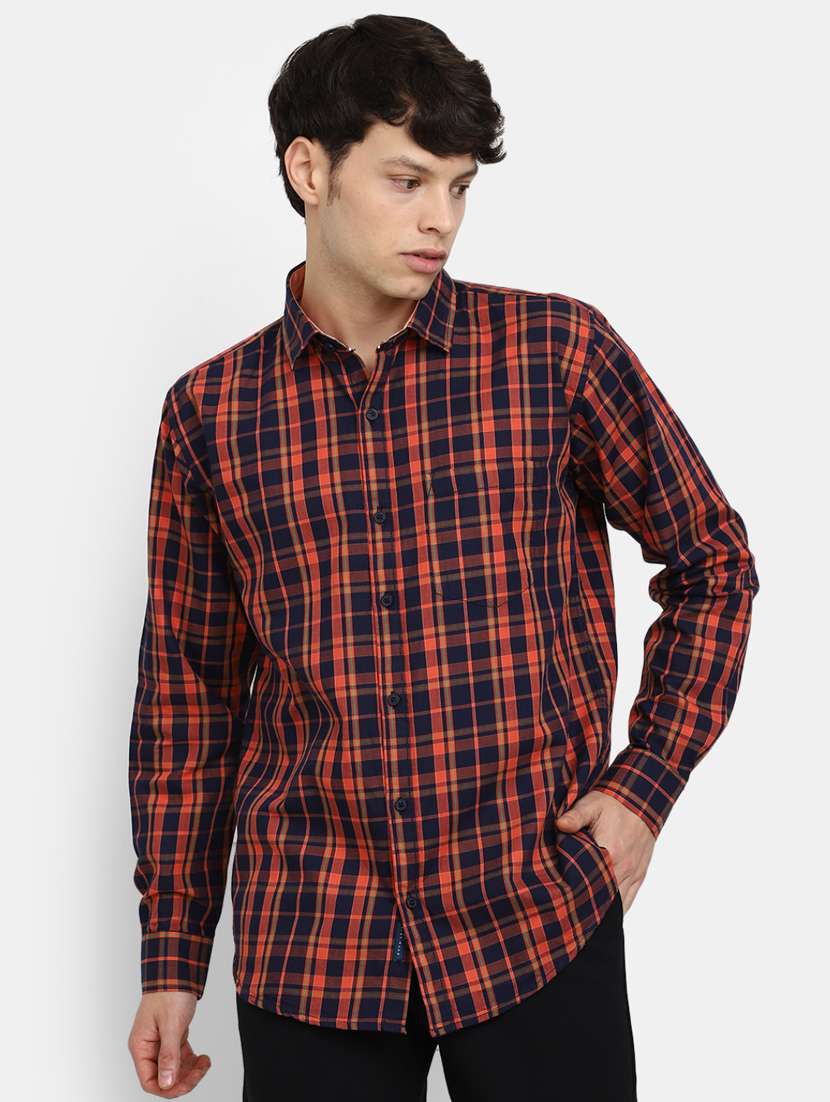 mens checks casual shirt - 19905958 - Zoom Image - 0