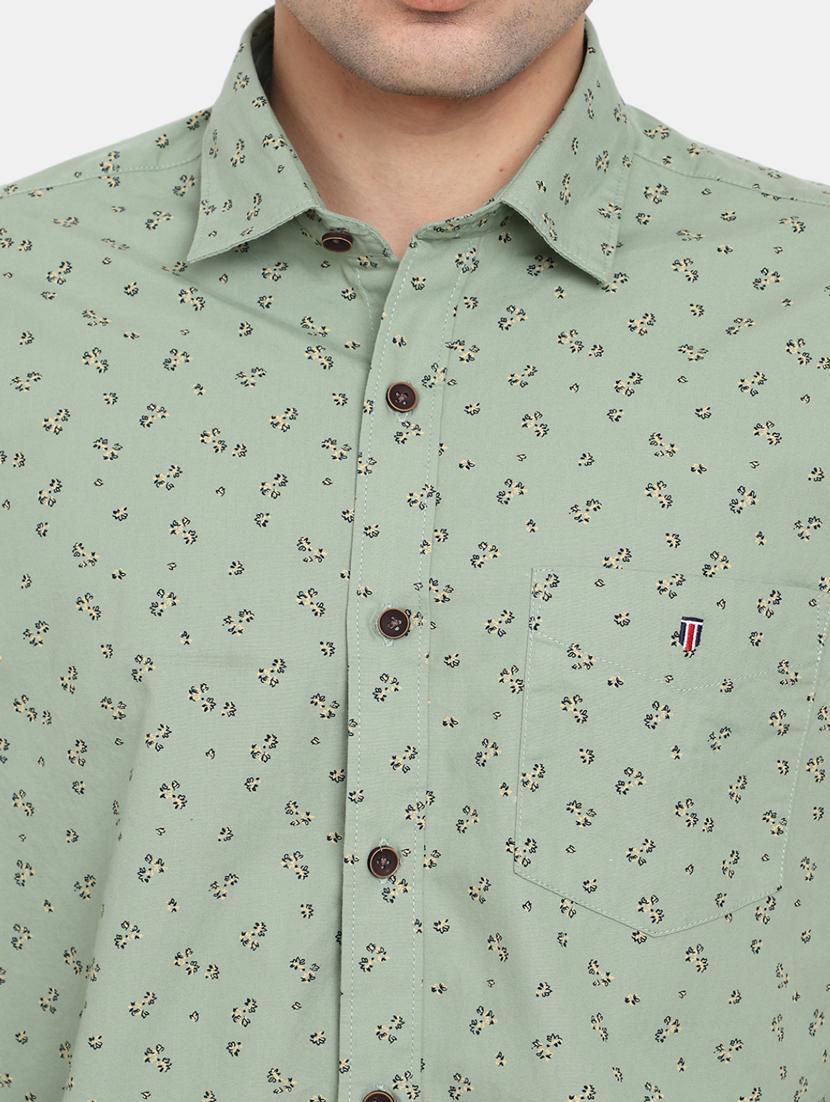 mens florals casual shirt - 19905962 - Standard Image - 3