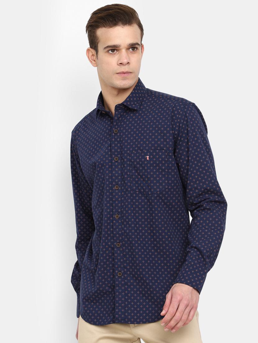 mens geometric casual shirt - 19905963 -  Zoom Image - 0