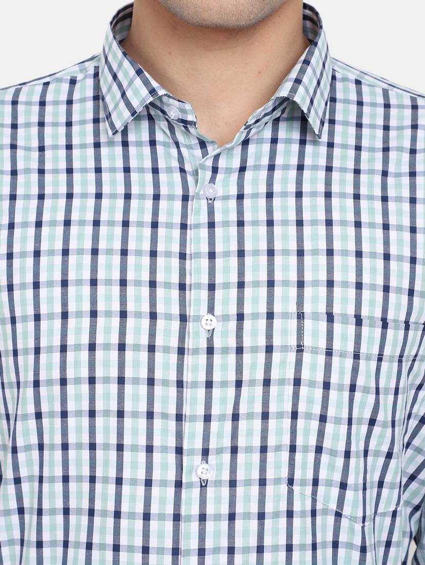 mens checks formal shirt - 19906131 - Standard Image - 3