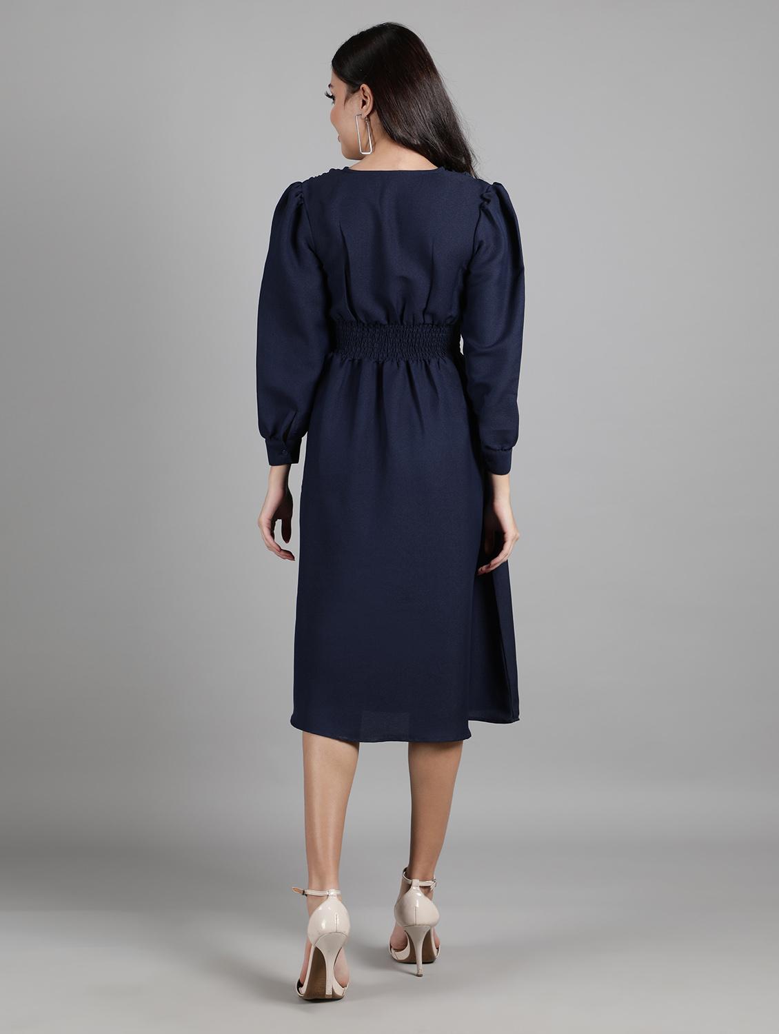 women's solid dress - 19906247 - Standard Image - 3