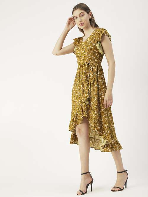 women's wrap floral dress - 19907139 - Standard Image - 0
