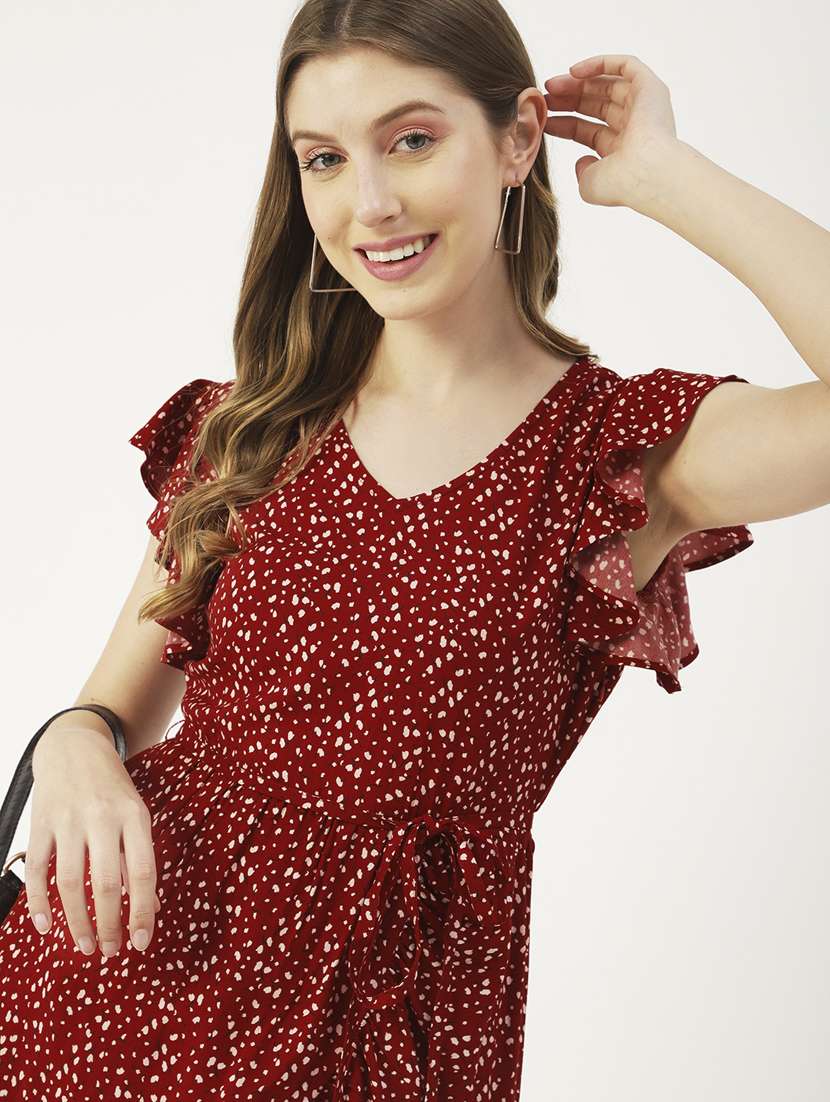 women's high low floral dress - 19907140 -  Standard Image - 3