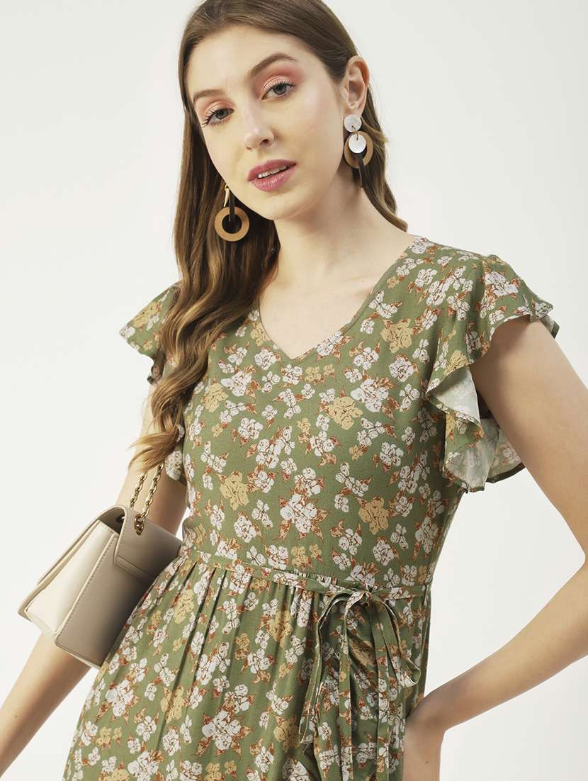 women's high low floral dress - 19907141 -  Standard Image - 3