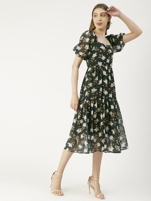 women's tiered dress floral dress - 19907147 -  Standard Image - 0