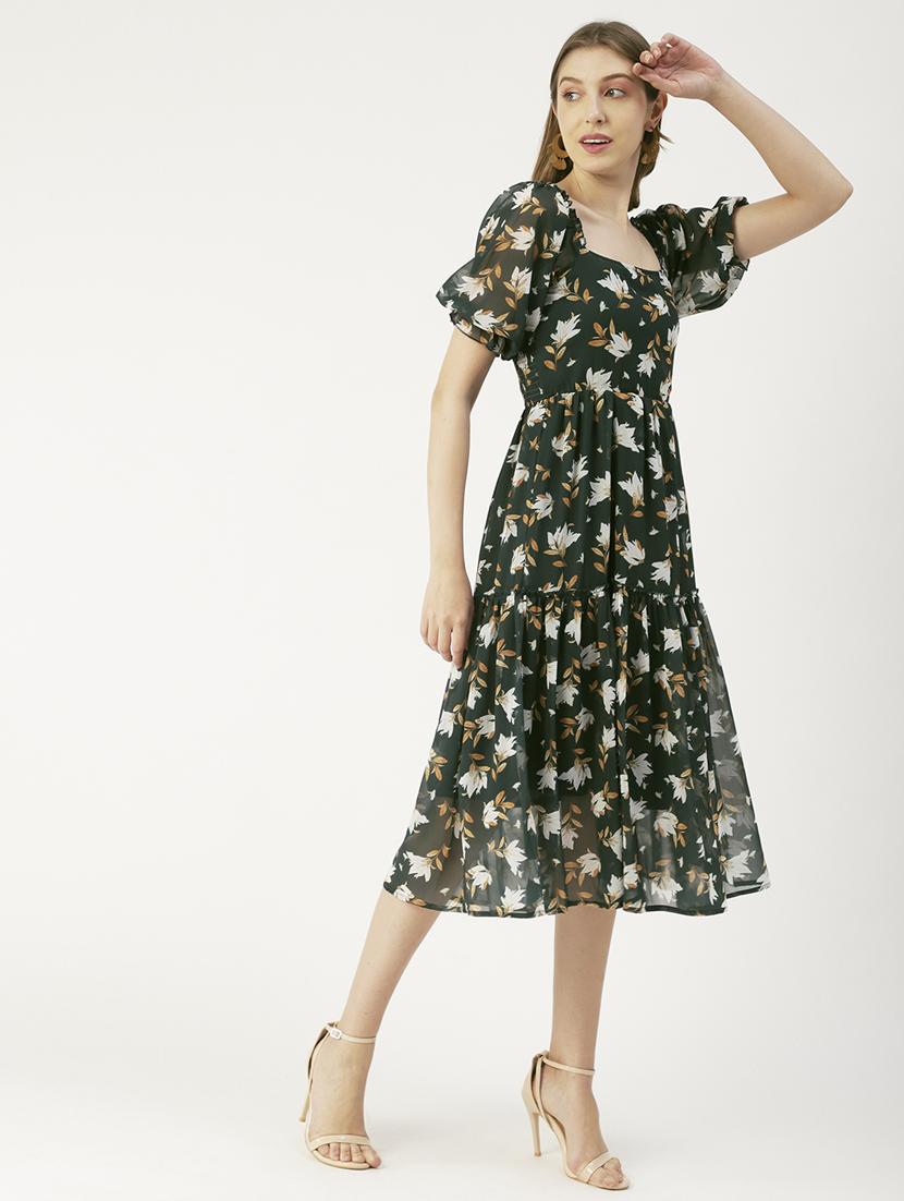 women's tiered dress floral dress - 19907147 -  Zoom Image - 0