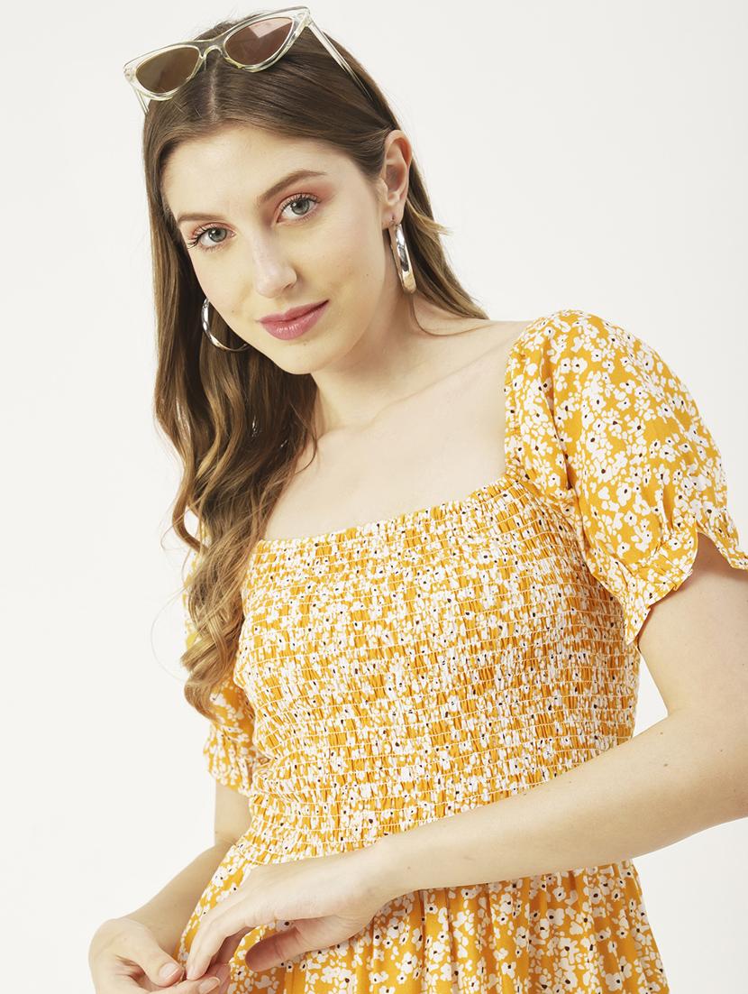 women's tiered dress floral dress - 19907153 - Standard Image - 3