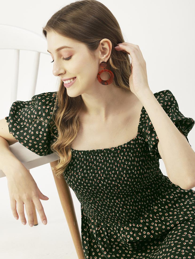 women's tiered dress floral dress - 19907154 - Standard Image - 3