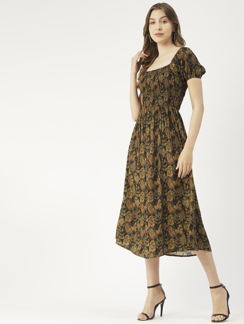 women's fit & flare floral dress - 19907169 -  Zoom Image - 0