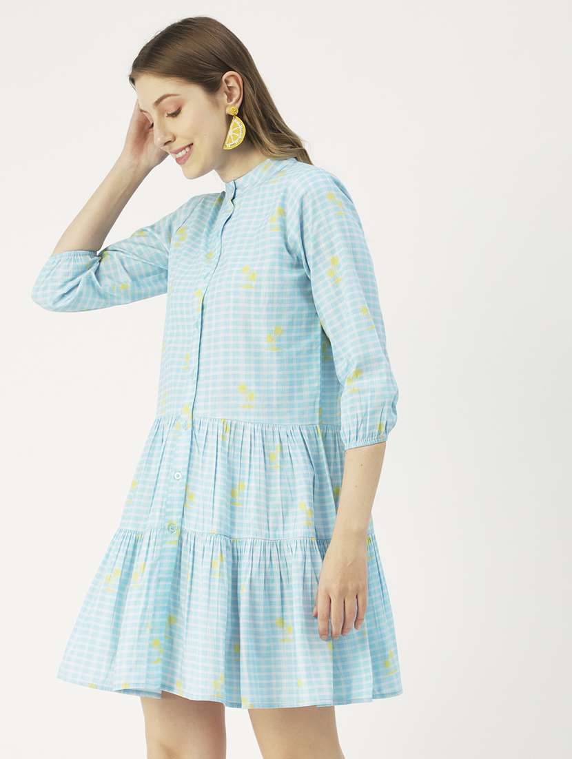 women's tiered dress printed dress - 19907175 - Zoom Image - 0
