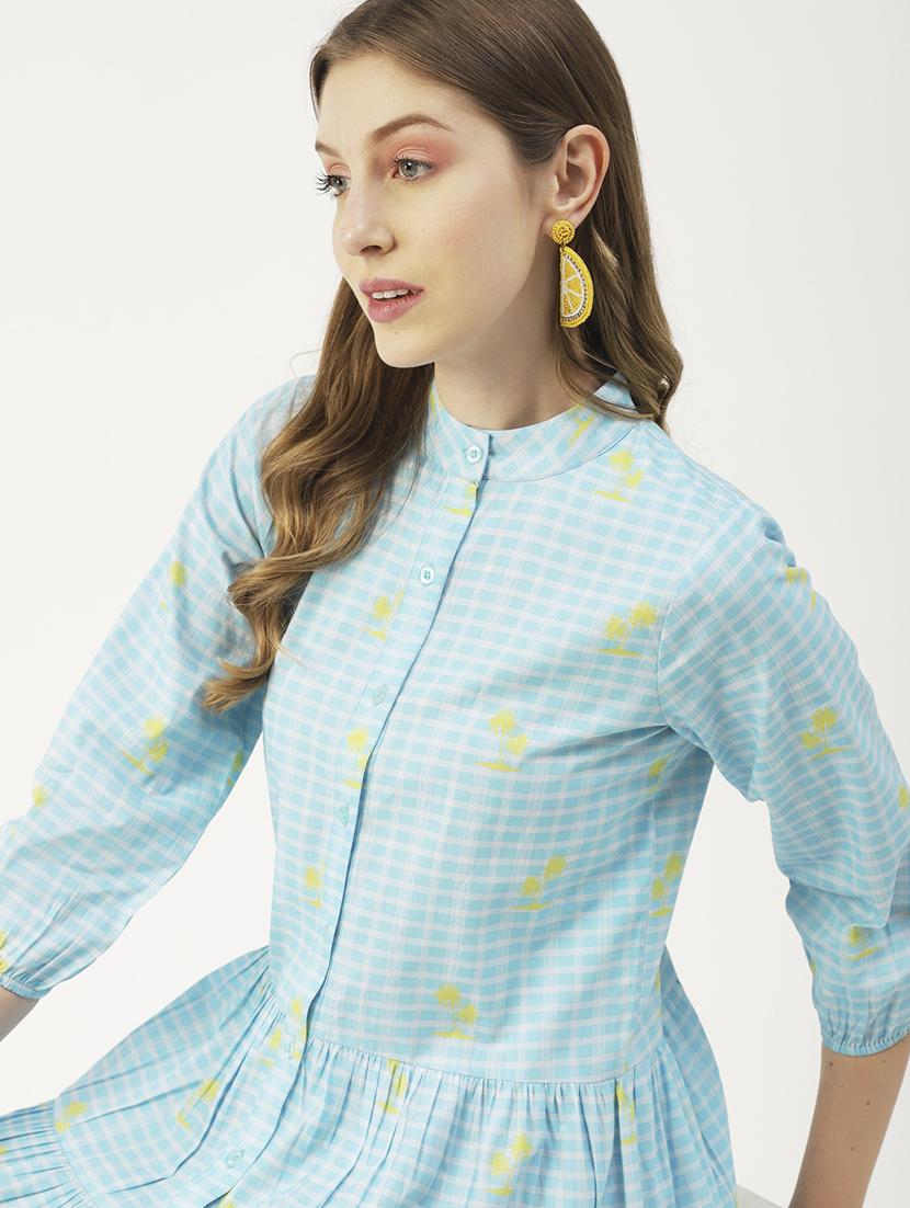women's tiered dress printed dress - 19907175 - Standard Image - 3