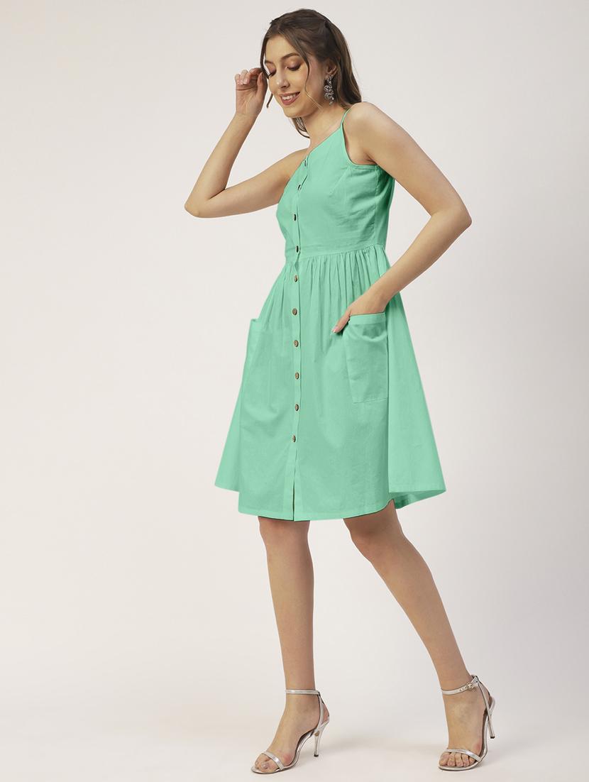 women's solid dress - 19907230 - Zoom Image - 0