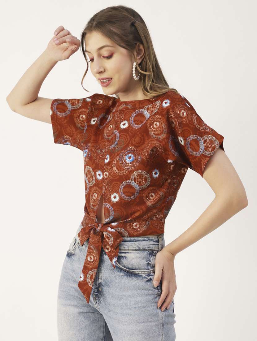 women's straight boat neck top - 19907299 -  Zoom Image - 0