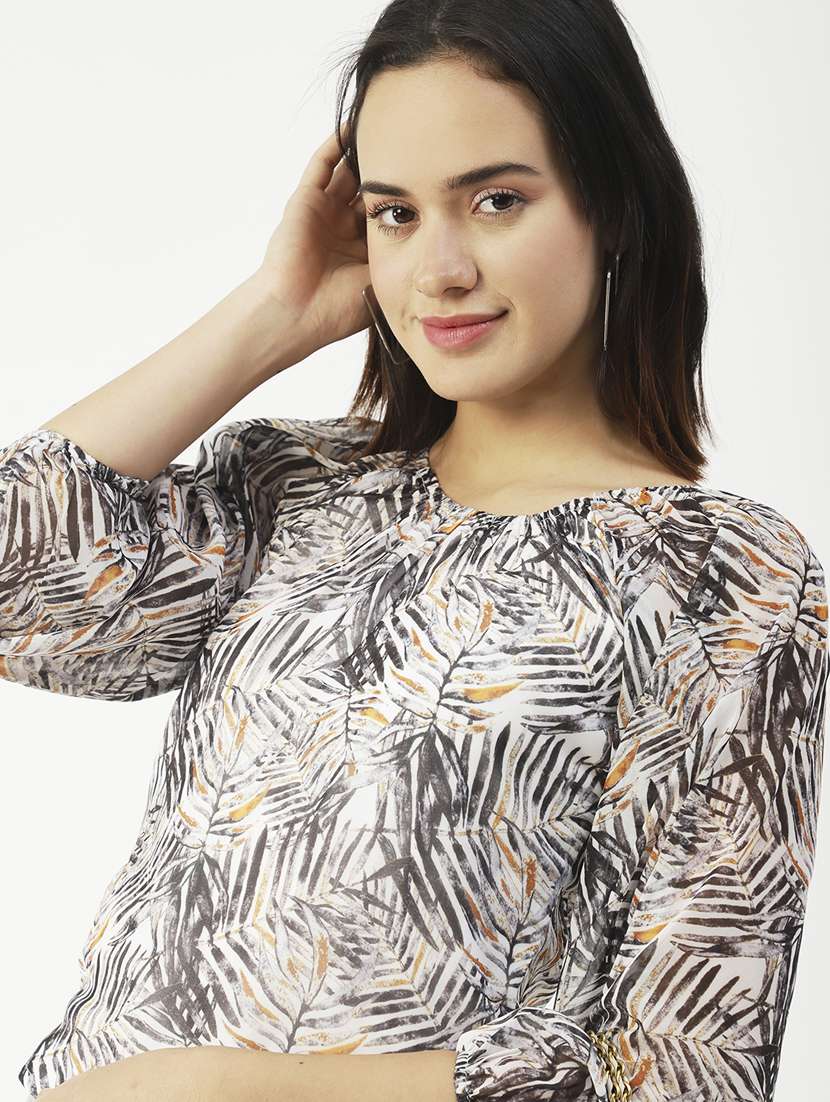 women's straight round neck top - 19907326 -  Standard Image - 3