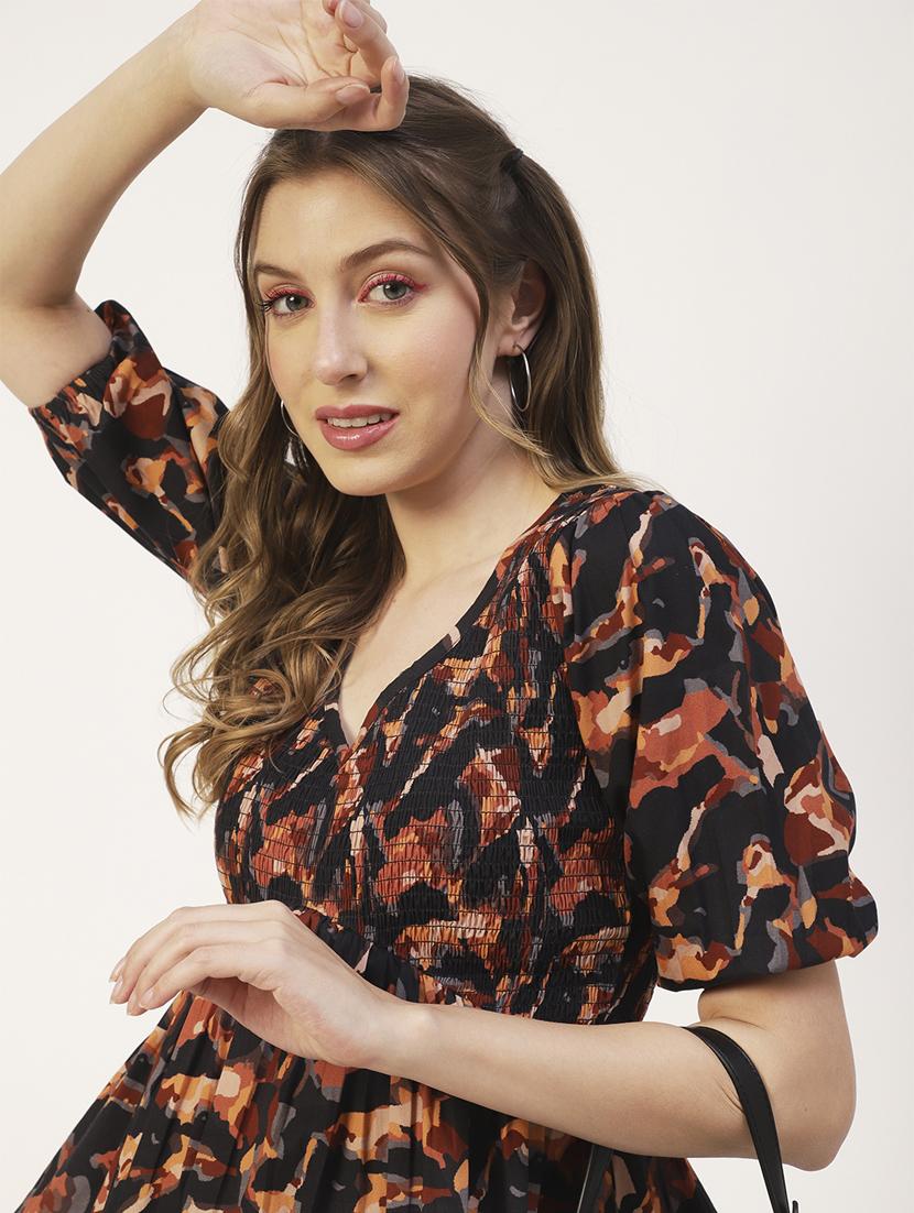 women's peplum v neck top - 19907371 - Standard Image - 3