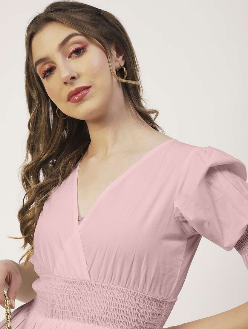 women's peplum v neck top - 19907386 -  Standard Image - 3