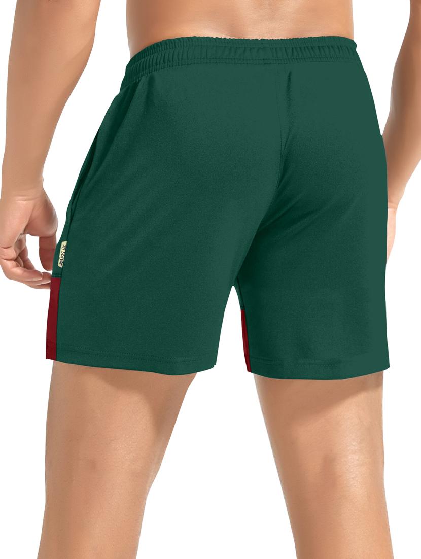 men color block cotton shorts - 19907545 - Standard Image - 3