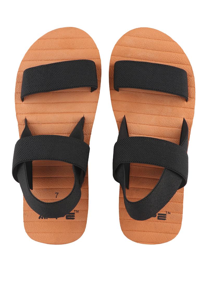 tan solid back strap sandal - 19908192 - Standard Image - 3