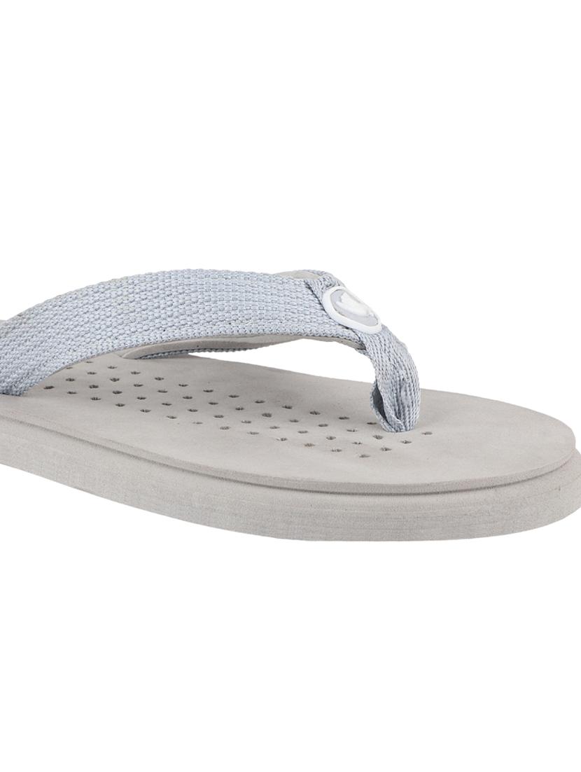 grey solid slipper - 19908221 - Standard Image - 5