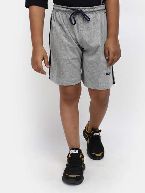 boys solid grey three fourth - 19908341 -  Standard Image - 0