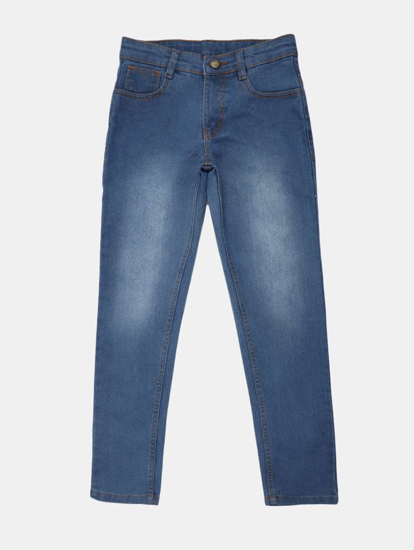 boy's plain skinny fit jeans