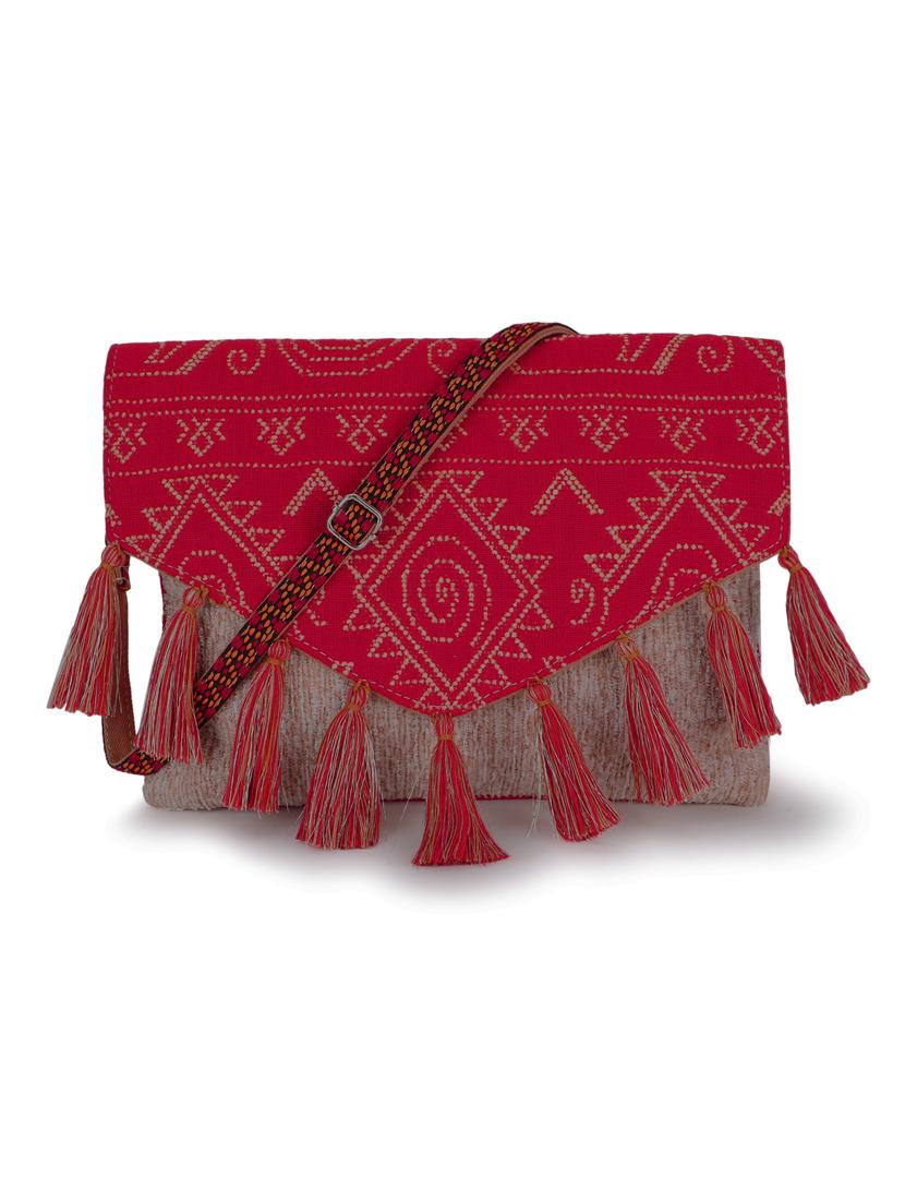 beige cotton sling bag - 19910270 -  Zoom Image - 0