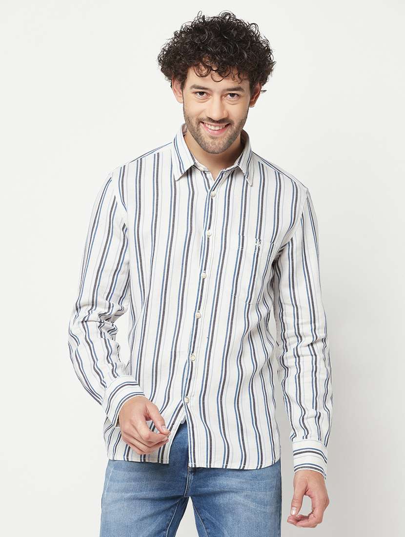 mens stripes casual shirt