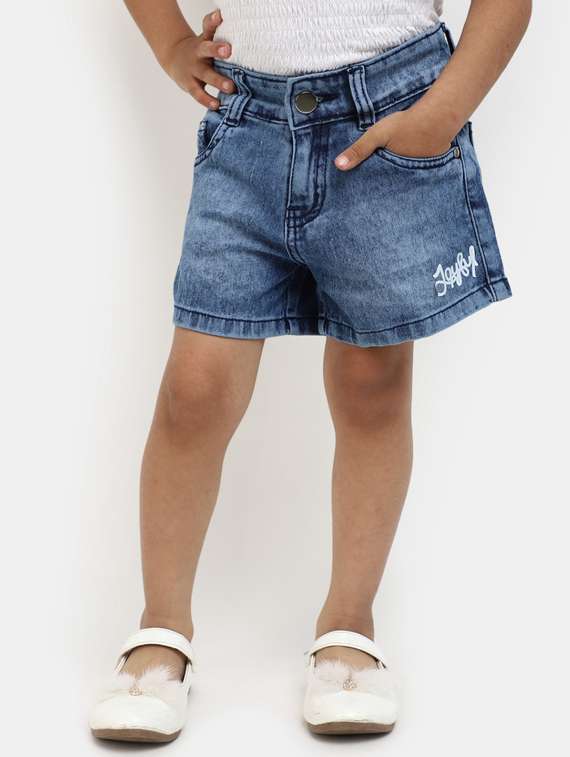 blue denim shorts 