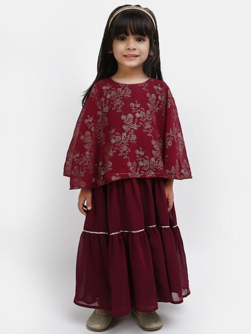 round neck red printed lehenga choli - 19912845 -  Standard Image - 0