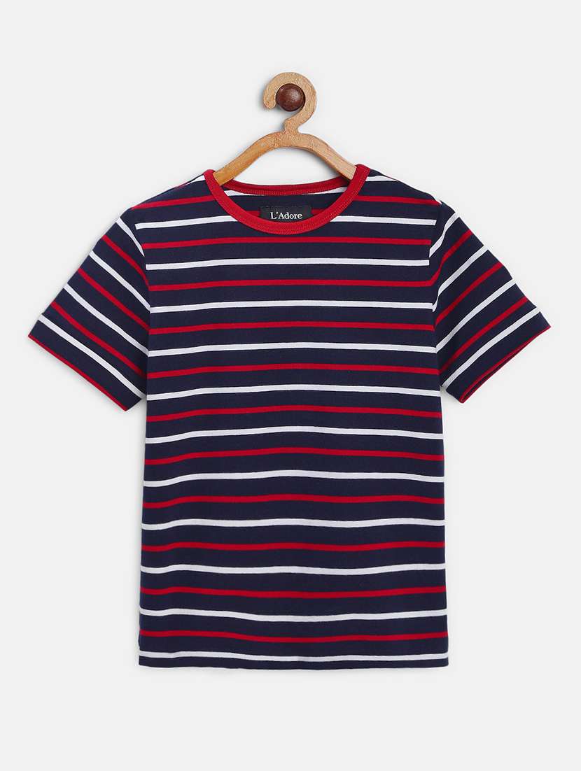 boys round neck printed t-shirt