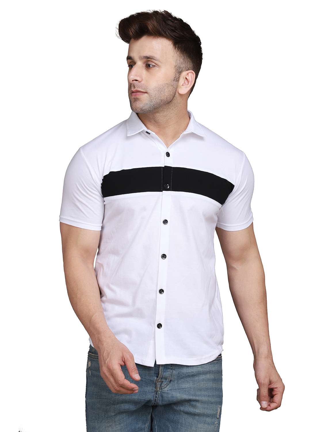 mens stripes casual shirt
