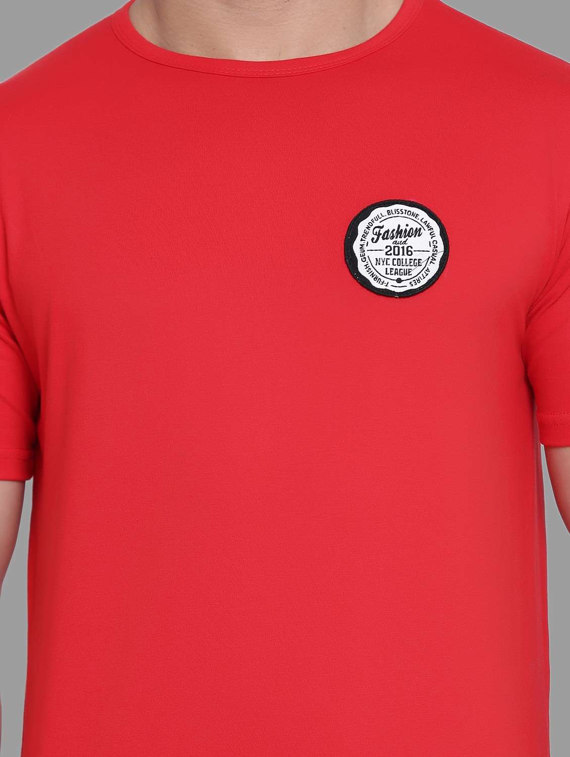 men round neck cotton t-shirt - 19915545 - Standard Image - 3