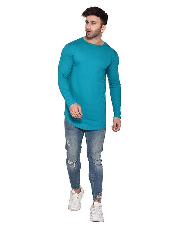 round neck solid regular t-shirt - 19915551 - Standard Image - 3