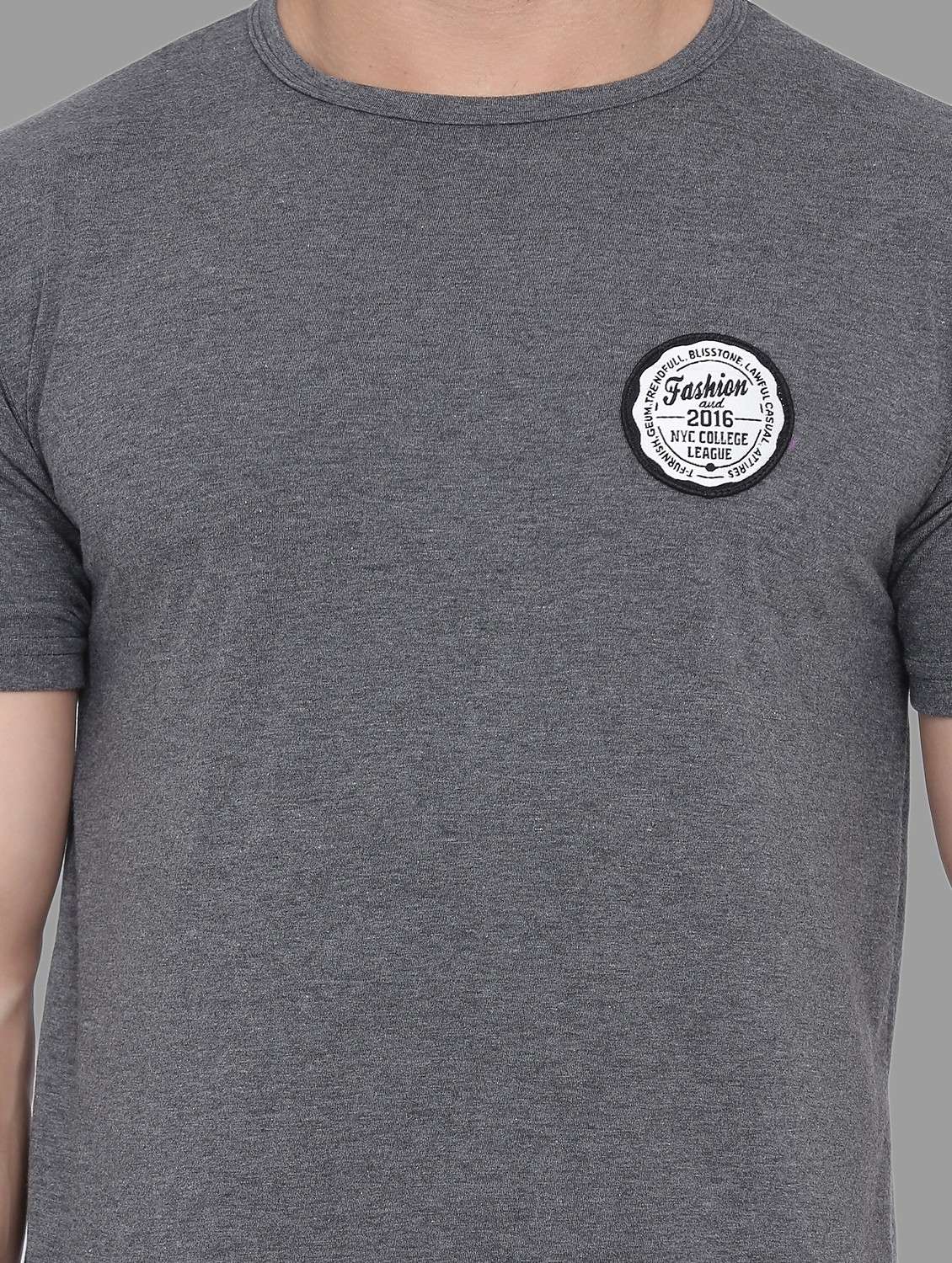 men crew neck cotton t-shirt - 19915572 -  Standard Image - 3