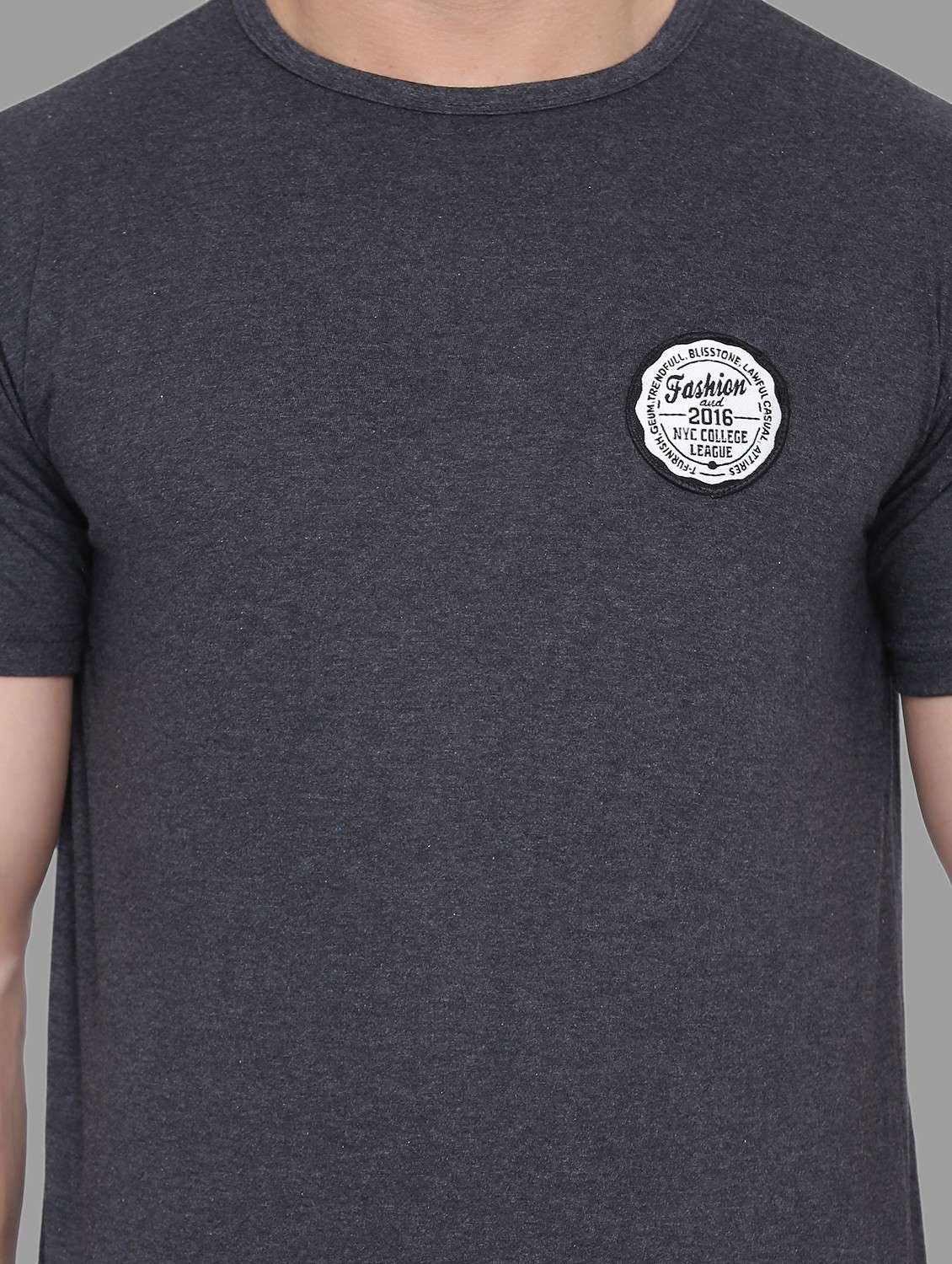 men round neck cotton t-shirt - 19915604 -  Standard Image - 3