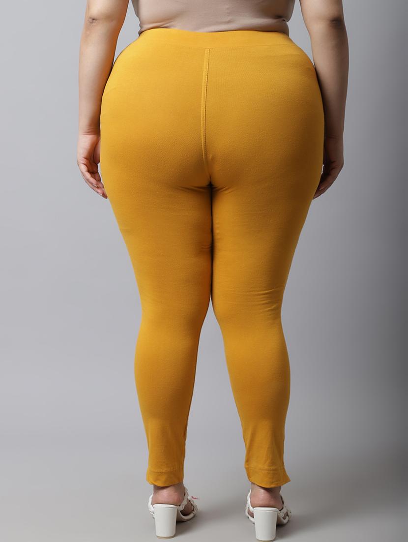 yellow cotton leggings - 19915674 - Standard Image - 3