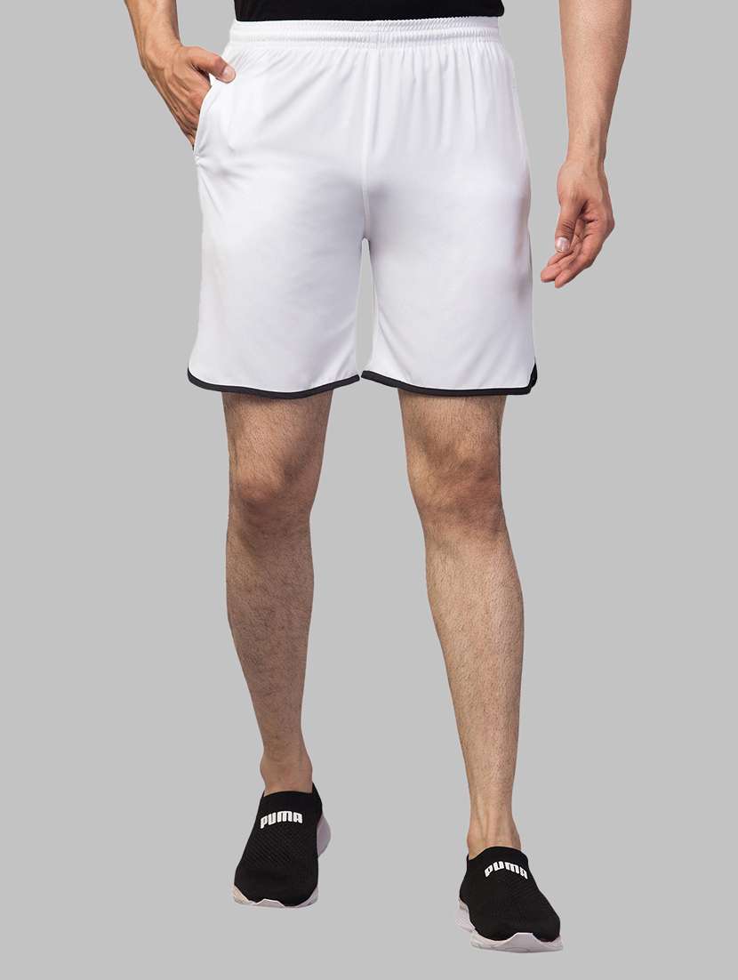 mid rise solid shorts
