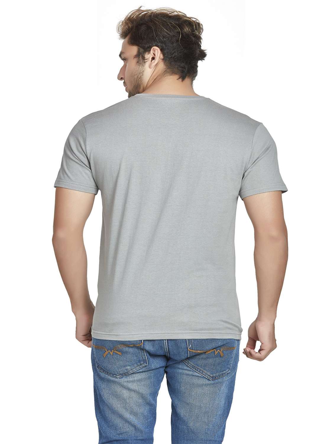 round neck printed cotton t-shirt - 19917162 -  Standard Image - 3