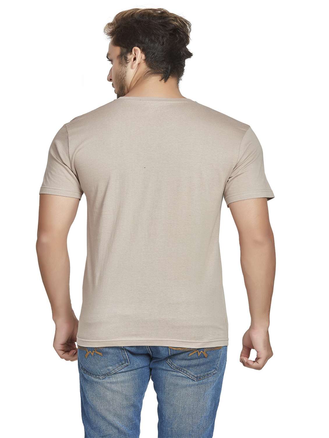 round neck printed cotton t-shirt - 19917165 -  Standard Image - 3