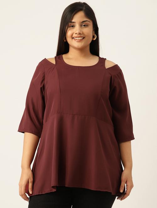 women's a line round neck top - 19919359 -  Standard Image - 0